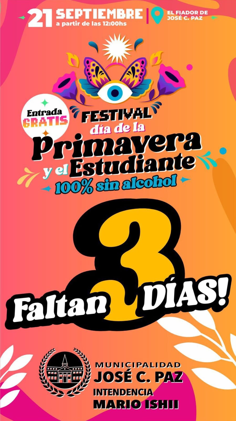 Festival dia de la Primavera y el estudiante en el Fiador de Jose C Paz